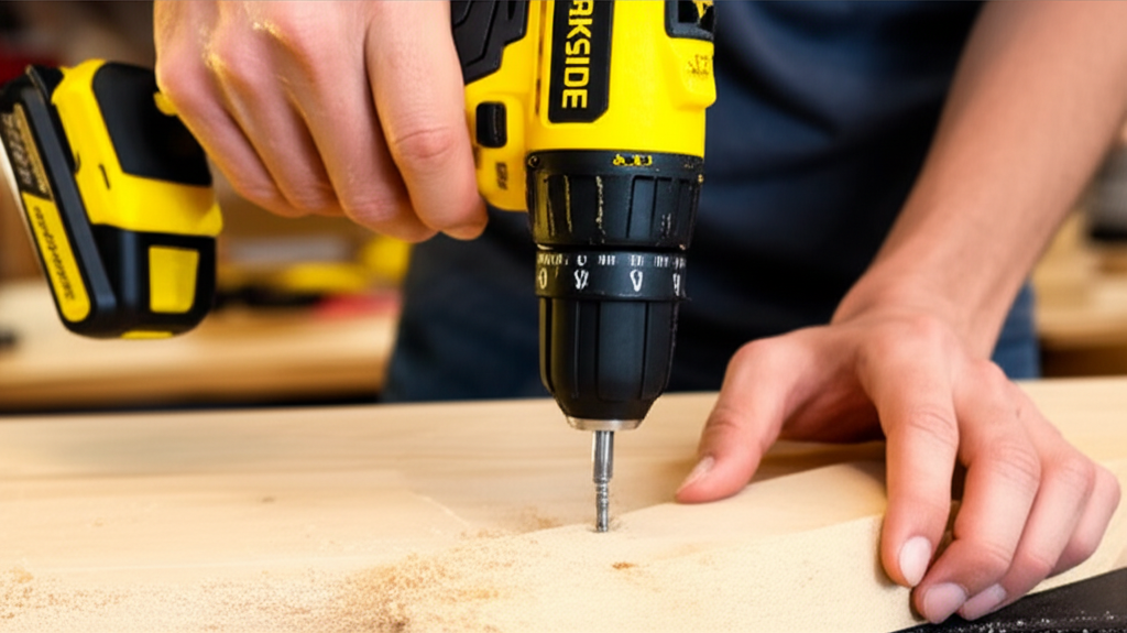 Bohrmaschine 20V - Im Einsatz